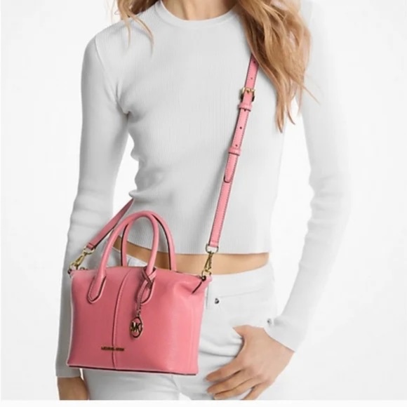 Michael Kors Hyde Small Satchel Convertible Crossbody NWT - Picture 3 of 6